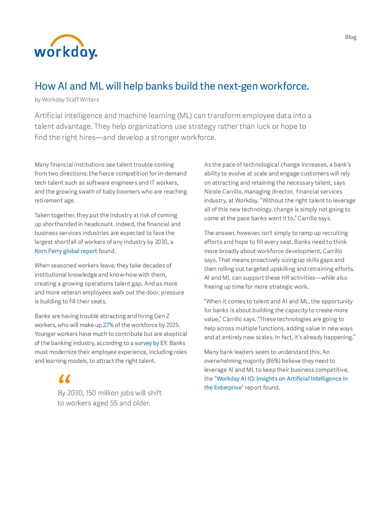 How AI and ML Will Help Banks Build the Next-Gen Workforce