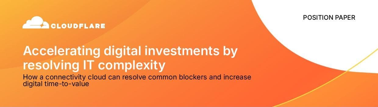 Position paper: Accelerate digital investments by resolving IT complexity