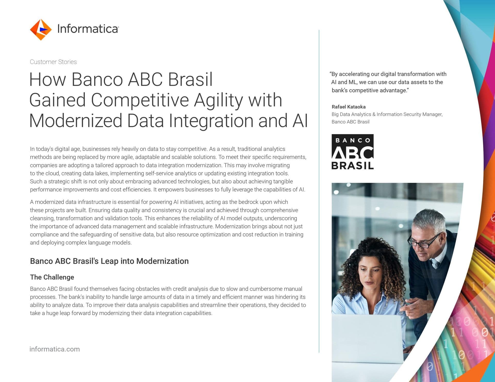 Banco ABC Brasil Streamlines Operations with AI-Powered Data Integration